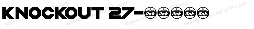 KNOCKOUT 27字体转换